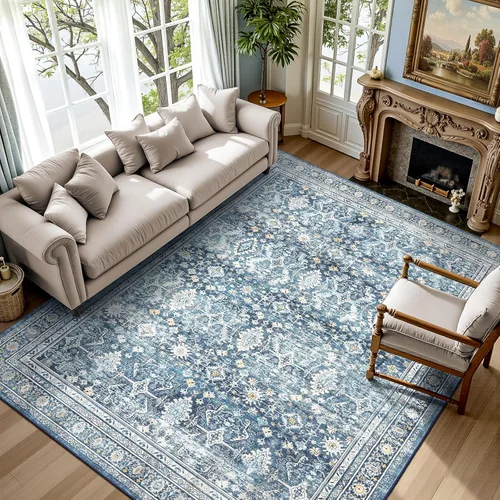 Miniatura 28 de Lofus Alfombra de pasillo de 2 x 10 pies para pasillos, alfombra verde lavable con parte trasera de goma antideslizante, alfombra suave de pelo bajo