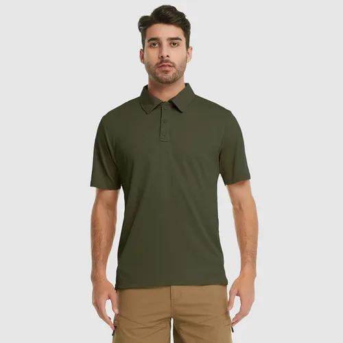 Miniatura 2 de MEETWEE Men's Polo Quick Dry Performance Hiking Short Sleeve Tactical Shirts