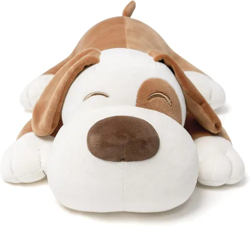 Miniatura 13 de Niuniu Daddy Peluche de ajolote rosa de 20 pulgadas, luminoso, realista, lindo peluche para niñas y niños, regalos de cumpleaños que brillan