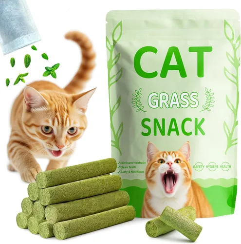 Miniatura 8 de Juguetes para gatos, 6 piezas de juguetes para gatos de interior, juguete de hierba gatera para masticar Silvervine Stick para limpiar dientes
