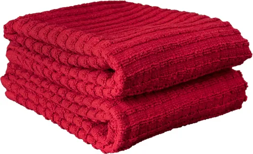 Miniatura 12 de Ritz Royale Collection - Juego de paños de cocina de 100 % algodón peinado, altamente absorbente, 13-3/4 x 12 pulgadas, 3 unidades, grafito sólido