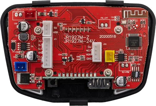 Miniatura 3 de weelye JR1927M-Z Negro 12V Fuente de alimentación de vehículo eléctrico para niños Interruptor de control central Conexión Bluetooth multifunción