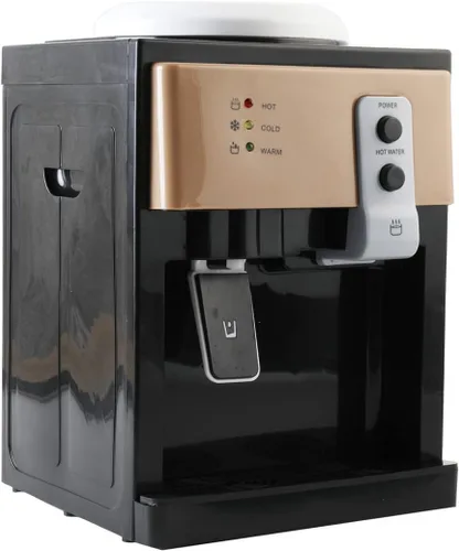Dispensador de agua de carga superior Dispensador de enfriador de agua para encimera, dispensador de agua caliente y fría, capacidad para botellas