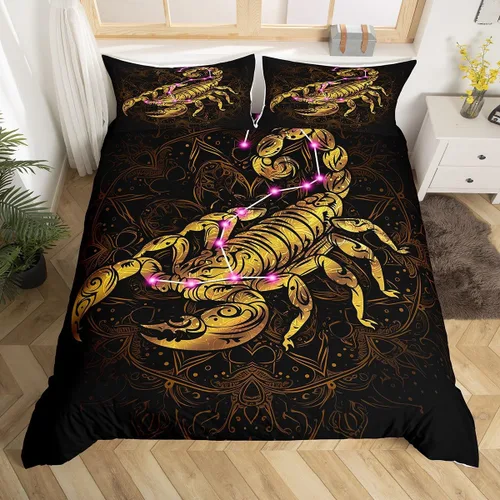 Miniatura 13 de Erosebridal Juego de ropa de cama con diseño de árbol de la vida, tamaño Queen para niños y niñas, diseño bohemio exótico de mariposa, funda