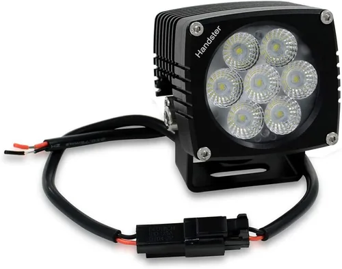 Miniatura 3 de Luz LED blanca fría de 3 pulgadas, lámpara de conducción de inundación IP68, impermeable, CNC'd aviación, carcasa de aluminio, luces de trabajo, 2