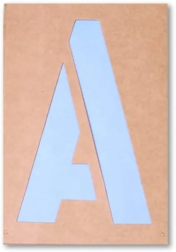 Cosco Plantilla, Letras, Gótico, 5 Pulgadas (098164)