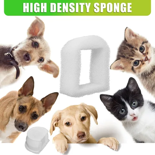 Miniatura 7 de Filtros de fuente de agua de repuesto para gatos para mascotas compatibles con fuente Drinkwell Petsafe de acero inoxidable 360 Avalon, Pagoda