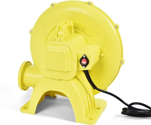 Miniatura 8 de HONEY JOY Soplador de aire, soplador de casa de rebote de 480 vatios de 0.6 HP para inflables, castillo hinchable y toboganes, alambre y estacas