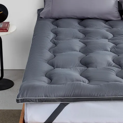 Miniatura 6 de SLEEP ZONE Cubrecolchón de tamaño individual, funda de colchón refrescante esponjosa de plumón alternativo de 8 a 21 pulgadas de profundidad