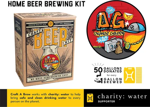 Miniatura 4 de Craft A Brew - O.G. Orange Golden - Kit de elaboración de cerveza - Haz tu propia cerveza artesanal - Equipo completo y suministros - Kit de inicio