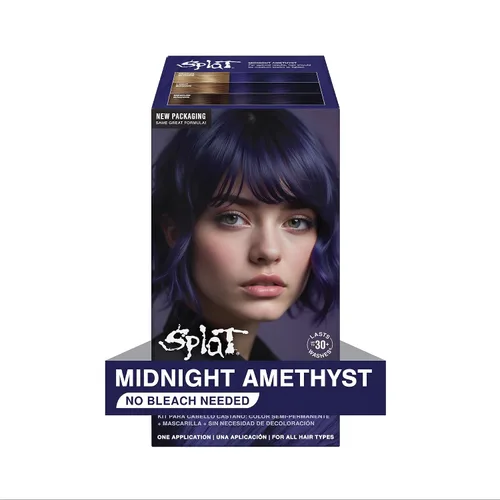 Miniatura 17 de Splat Hair Splat Rebellious Colors 30 Wash - Kit de coloración para el cabello, jade medianoche, 6 onzas Jade(Midnight Jade)