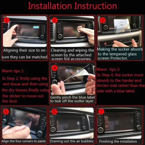 Miniatura 7 de TTCR-II Protector de pantalla compatible con Chevy Blazer EV 2024-2025, pantalla de navegación transversal, para Blazer EV 2024-2025, protector