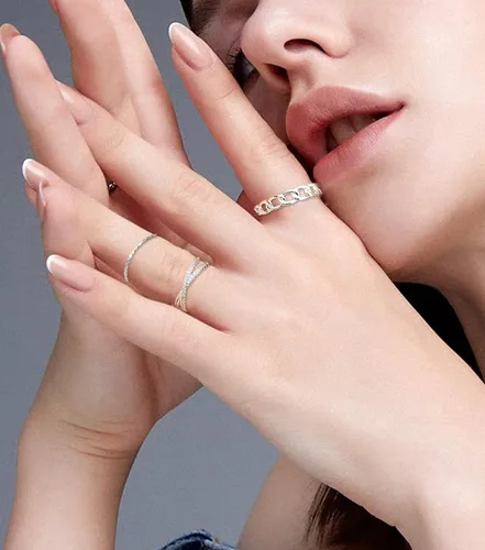 Miniatura 2 de KOHOTA Juego de 10 anillos chapados en oro de 14 quilates para mujer, apilables, anillos de nudillos apilables de oro, paquete de anillos apilables