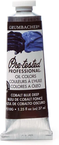 Miniatura 9 de Grumbacher Pintura al óleo pre-probada, 1.3 fl oz/1.25 onzas, azul ártico (P313G)