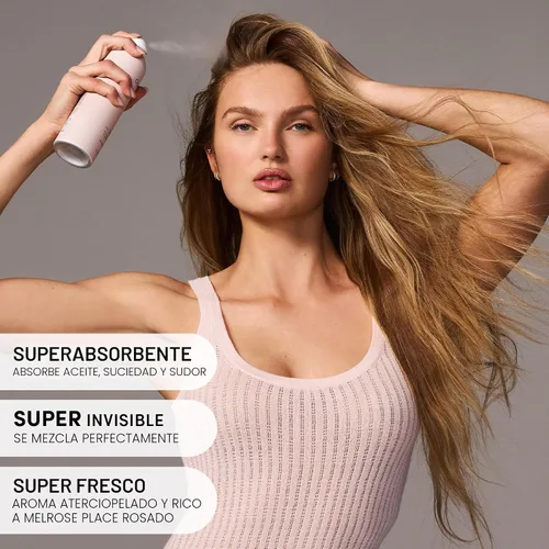Miniatura 4 de OUAI Champú seco Super Travel Size – Champú seco voluminizador – Absorbe el aceite, la suciedad y el sudor – Se mezcla perfectamente en el cabello