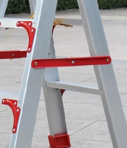 Miniatura 5 de Kikeep Accesorio de bisagra de escalera plegable, 1 par de escaleras de escalera de 18.8 pulgadas, kit de reemplazo de bisagra de escalera
