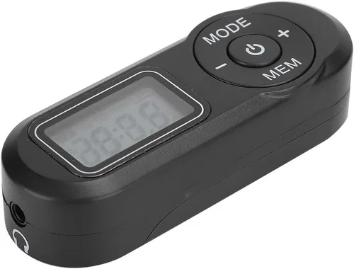 Miniatura 8 de LJCM Radio FM portátil negra, DSP 1.1 pulgadas LCD Digital FM Radio reproductor de música con auriculares para caminar, trotar, hacer ejercicio