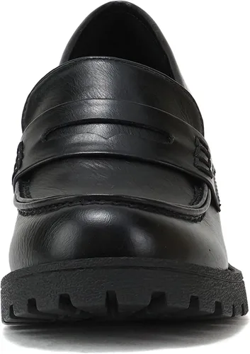 Miniatura 3 de Soda "Kinder" Zapatos tipo mocasín de tacón medio grueso para mujer