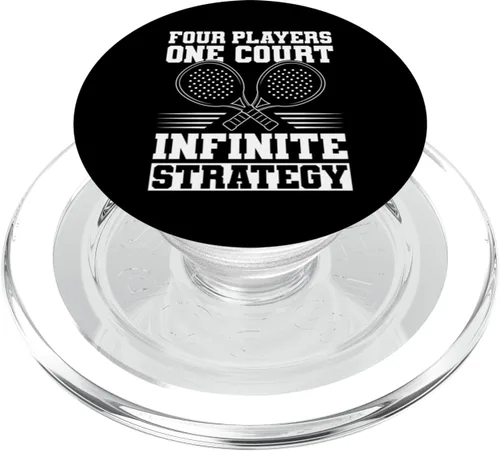 Miniatura 8 de Four Players One Court Padel Racquet Paddle PopSockets Adhesive PopGrip