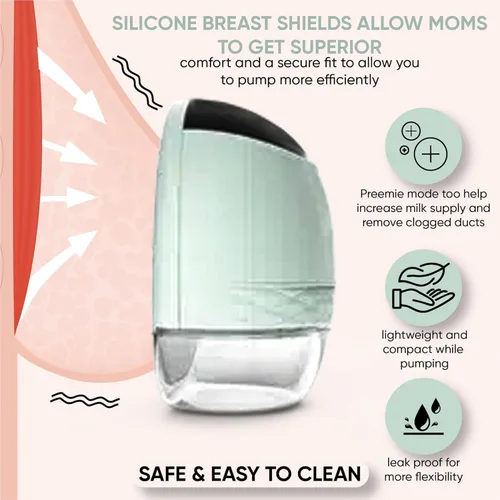 Miniatura 6 de Zomee Botella de colección a prueba de fugas, 7 onzas, para extractor de leche portátil Zomee Fit para madres lactantes y lactantes, contenedor