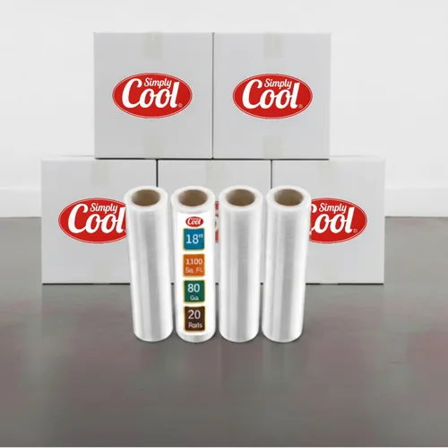 Miniatura 10 de Stretch Wrap - Rollos de plástico transparente para palé de plástico, resistente, 18 x 11 pulgadas, calibre 80 (grosor de 20 micras), autoadhesivo
