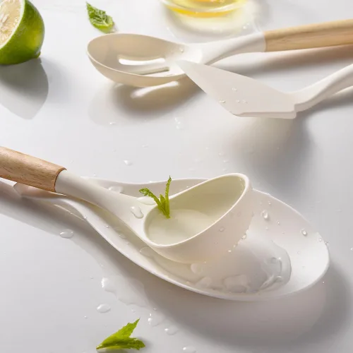 Miniatura 4 de Juego de utensilios de cocina de silicona de 34 piezas, juego de utensilios de cocina de silicona con 10 ganchos, batidores de huevos, soportes
