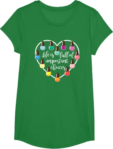 Miniatura 46 de Life Is Full Of Important Choices - Camiseta de regalo para esmalte de uñas