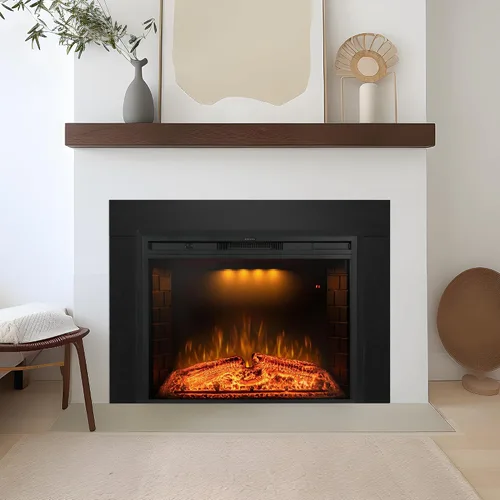 Miniatura 3 de Insertos de chimenea eléctrica de 33 pulgadas con kit de molduras