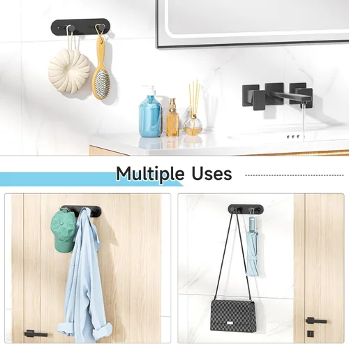 Miniatura 6 de Soporte para tabla de planchar para montaje en pared, soporte para tabla de planchar para almacenamiento de patas en Y o T, colgador de metal