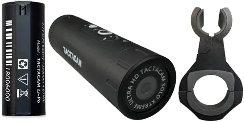 TACTACAM Cámara de acción Solo Xtreme, Ultra HD, 1080 60 FPS para caza, pesca, acción, aventura + soporte (LBAT4 + montaje de barril)