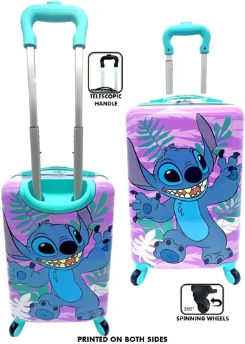 Miniatura 5 de Fast Forward Maleta de mano ligera con licencia para niños, de lado duro, de 20 pulgadas, Multi colorido, Puntada