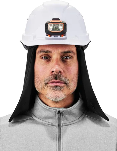 Miniatura 9 de N-Ferno 6885 - Forro de invierno para casco duro, clasificación FR, uso versátil, negro, 12.5 x 0.8 x 13.5 pulgadas