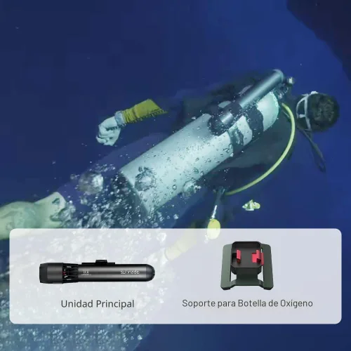 Miniatura 9 de Waydoo Subnado Underwater Scooter Main Unit, Gray/Red