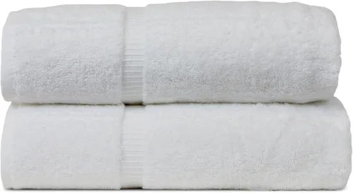 Miniatura 21 de Luxury Hotel & Spa Collection - Toalla ecológica de 100% algodón turco de 27 x 54 pulgadas (27 x 54 onzas), de secado rápido, para baño, borde