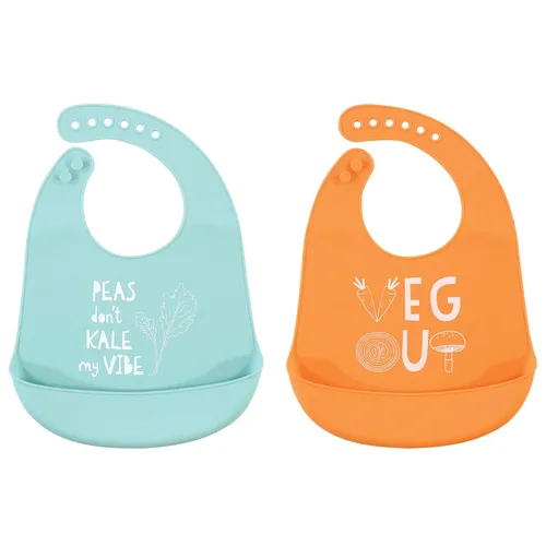 Miniatura 18 de Baberos Hudson Baby de silicona unisex para bebé Mariscos