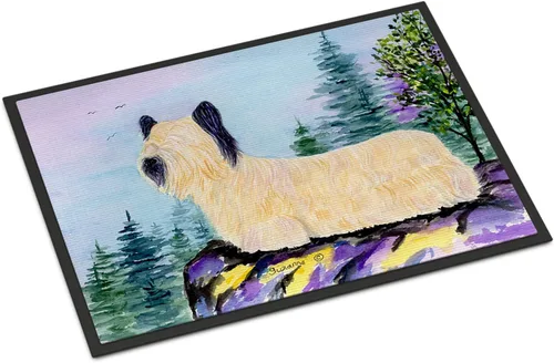 Miniatura 298 de Caroline's Treasures SS8220MAT - Felpudo afgano de 18 x 27 pulgadas, para interiores y exteriores, para entrada, antideslizante, lavable, de pelo