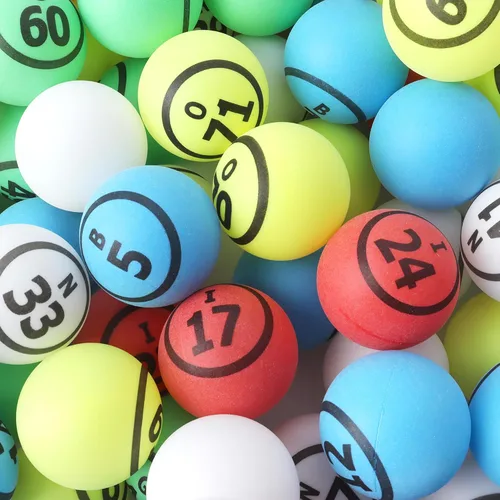 GSE Games & Sports Expert Bingo Balls - Ping Pong Size Balls for Large Bingo Cage, Bingo Calling Balls for Parties, Prize Raffles, Family Game Nights