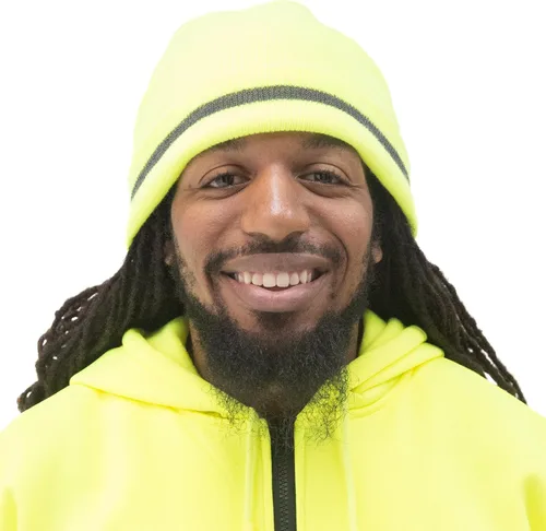 Miniatura 2 de JORESTECH Chaqueta y gorro de seguridad reflectante de alta visibilidad impermeable ANSI
