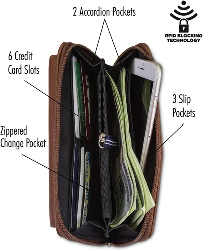 Miniatura 3 de Nautica Bulk Cargo - Cartera con cremallera para mujer