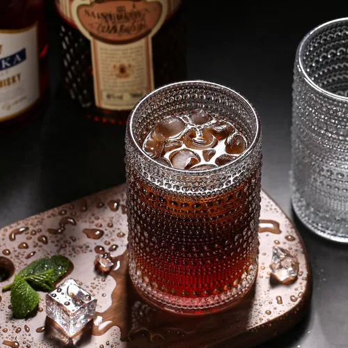 Miniatura 6 de Amzcku Juego de vasos Highball vintage de 12 - Vasos de cocina para agua, cóctel, leche, jugo y bebida