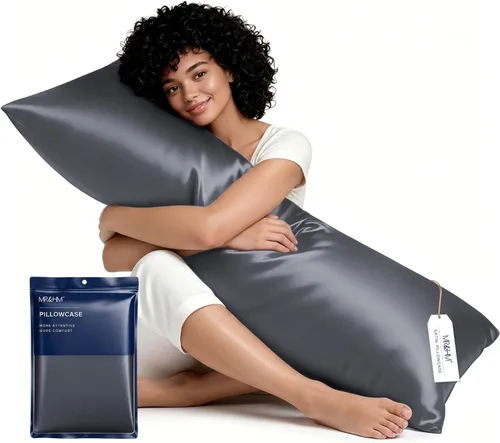 Miniatura 99 de MR&HM - Funda de almohada de satén 16- verde floral