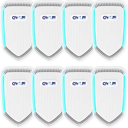 Paquete de 8 ionizadores de aire para el hogar, purificador de aire de iones negativos enchufable, mini ambientador de aire sin filtro, limpiador de