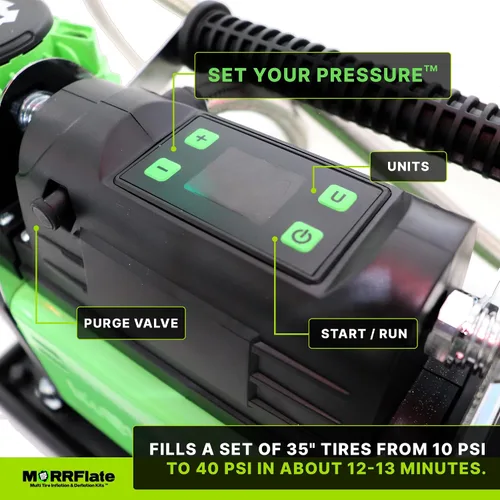 Miniatura 5 de MORRFlate Compresor de aire FiveSix PSI Pro con modo de apagado automático Compresor de aire portátil de un solo cilindro 5.6 CFM 12V Offroad