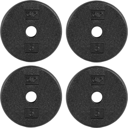Miniatura 26 de CAP Barbell Placas de peso estándar de hierro fundido de 1 pulgada, individuales y juegos 1.25-50 libras Múltiples opciones Gris