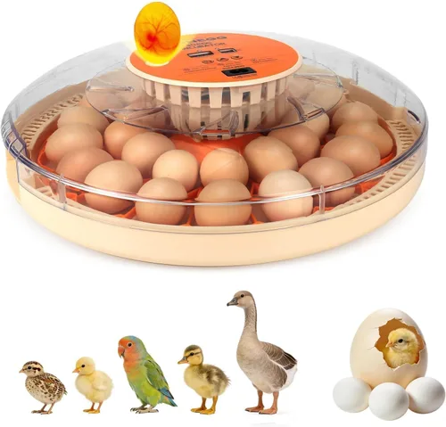 Miniatura 13 de Incubadora de 48 Huevos con Giro Automático y Control de Humedad Incubadora Digital de Aves de Corral para Huevos de Pollo, Pato, Codorniz, Ideal