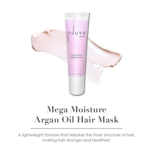 Miniatura 4 de Nuuvo Haircare - Mascarilla de aceite de argán para el cabello, 7 onzas, tratamiento para cabello seco o dañado, calidad de salón, restaura