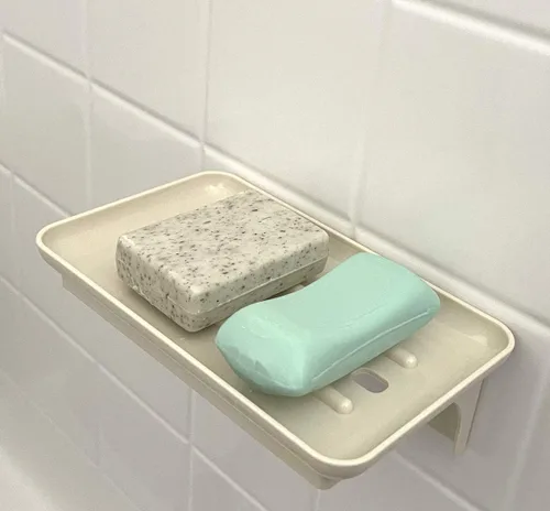 Miniatura 5 de Wonder Shelf - Estante pequeño autoadhesivo de plástico para pared de baño, se adapta sobre el soporte de papel higiénico, diseñado para teléfonos