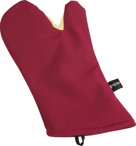 Miniatura 2 de San Jamar KT0215 Kool-Tek Manopla de protección para horno para temperatura convencional Nomex, 15" de longitud, rojo