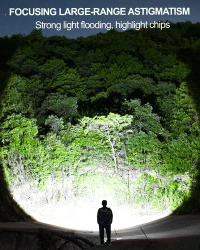 Miniatura 9 de Linterna frontal LED recargable súper brillante, luz de cabeza impermeable con sensor de movimiento para adultos, 5 modos de faro manos libres