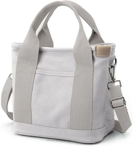 Bolso de mano pequeño con cremallera para mujer, bolso cruzado de lona, bolso de hombro, bolso de mano, bolso de mensajero 2023